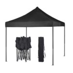 Gazebo 3m x 3m black